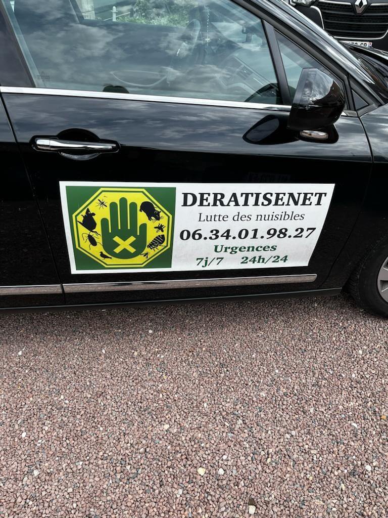 véhicule de l'entreprise Deratisenet